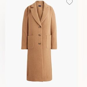 Wool-blend patch-pocket topcoat jcrew medium